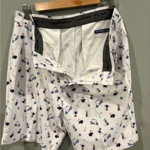 Roundtree & Yorke White Golf Print Boxers